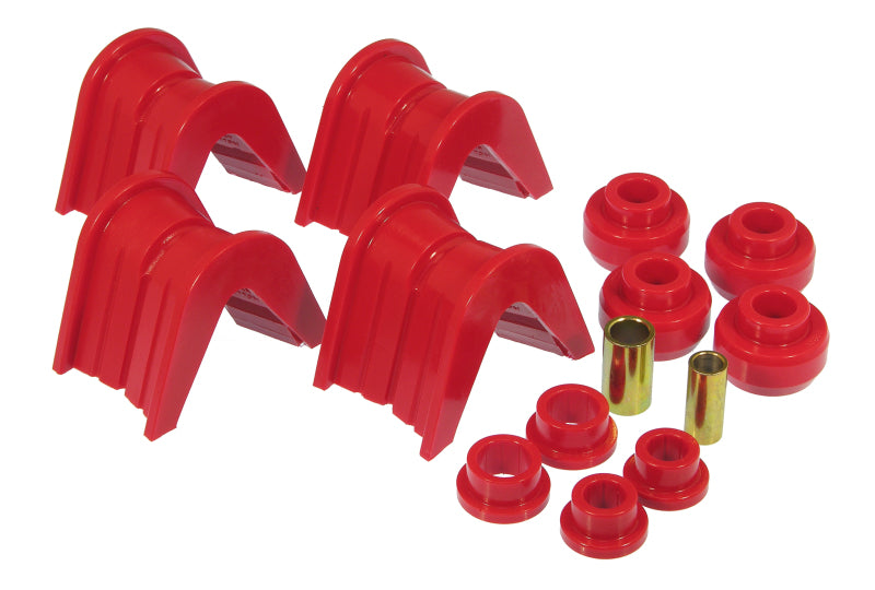 Prothane 518 fits Ford 66-79 Trucks 14-Piece Bushing Set - 2deg Offset - Red