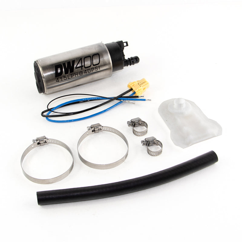 DeatschWerks 9-401-1043 415LPH DW400 In-Tank Fuel Pump w/ 9-1043 Install Kit 93-98 fits Nissan Skyline R33