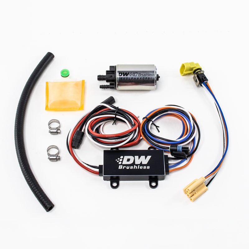 DeatschWerks 9-441-C101-0900 DW440 440lph Brushless Fuel Pump w/ Single Speed Controller