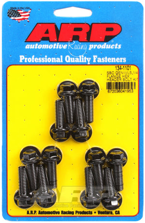 ARP 134-1101 fits Chevy LS 1/4in Flange Hex Header Bolt Kit