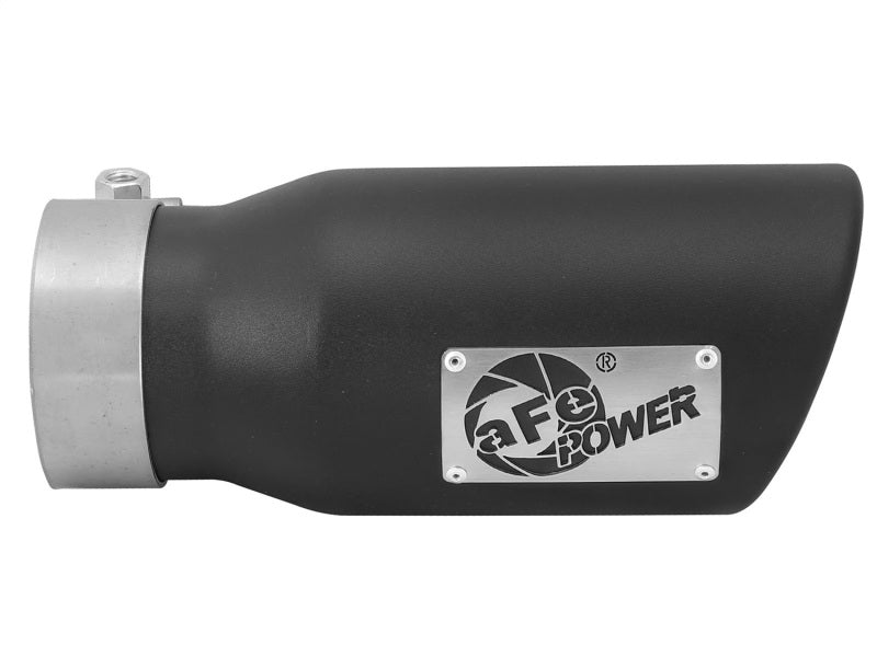 AFE 49T30401-B09 rce XP 3in Inlet x 4in Outlet x 9in Length Clamp-On Black Tip