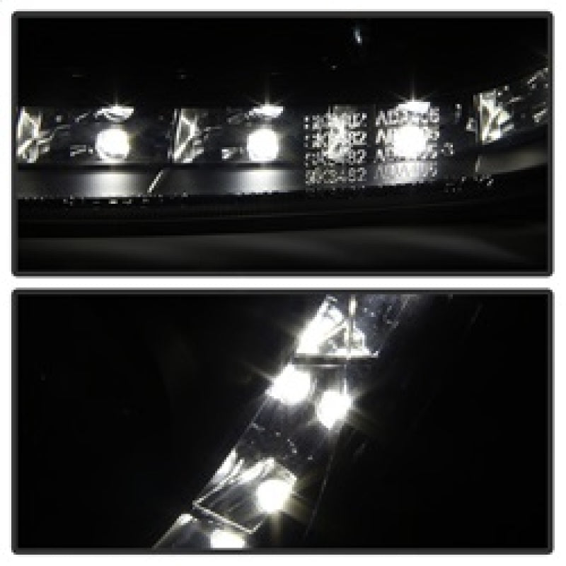 Spyder 5008572 fits Audi 06-08 A4 Projector Headlights Halogen Model Only - DRL