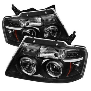 Spyder 5010209 fits Ford 04-08 F150 Projector Headlights Version 2 LED Halo LED