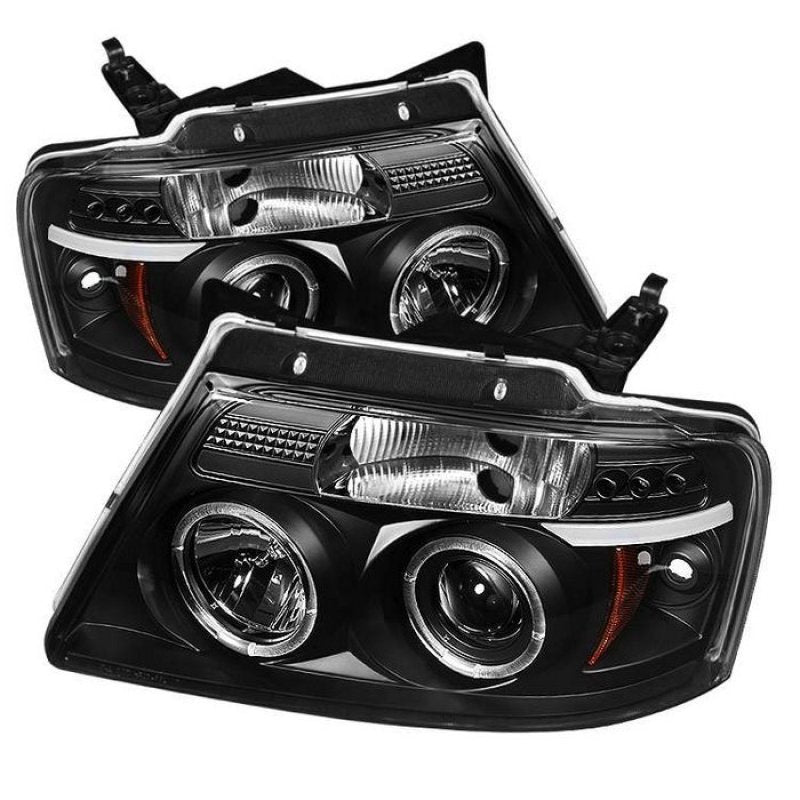 Spyder 5010209 fits Ford 04-08 F150 Projector Headlights Version 2 LED Halo LED