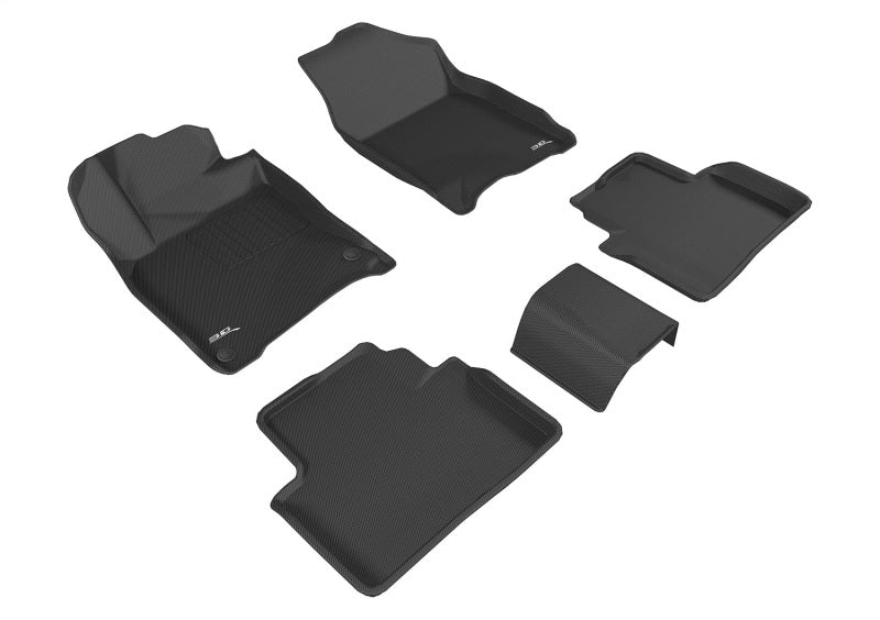 3D MAXpider L1HD07401509 2016-2020 fits Honda Civic Kagu 1st & 2nd Row Floormats - Blk