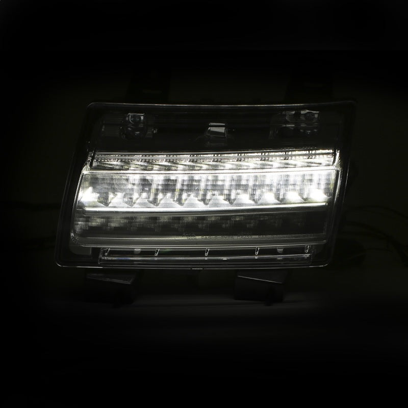 ANZO 511082 fits Jeep 18-19 Wrangler JL LED Chrome Clear w/ Sequential Signal