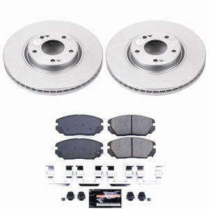 Power Stop 06-11 Hyundai Azera Front Z23 Coated Brake Kit