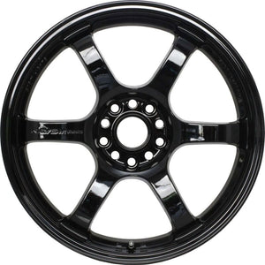 Gram Lights WGIE35A9 57DR 15x8 / +35mm / 4-100 Gloss Black Wheel