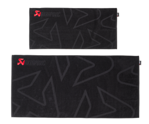 Akrapovic 802310 Towel Set - Black w/ Red Logo