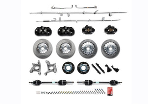 fits Ford Racing M-2300-YBK 15-21 Mustang GT/ 2.3L EcoBoost GT350R Brake Upgrade Kit - Blk