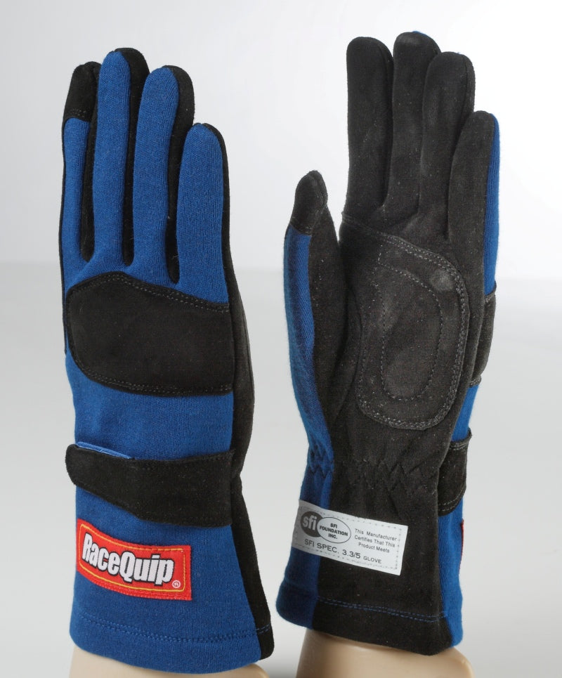 Racequip 355026 Blue 2-Layer SFI-5 Glove - XL