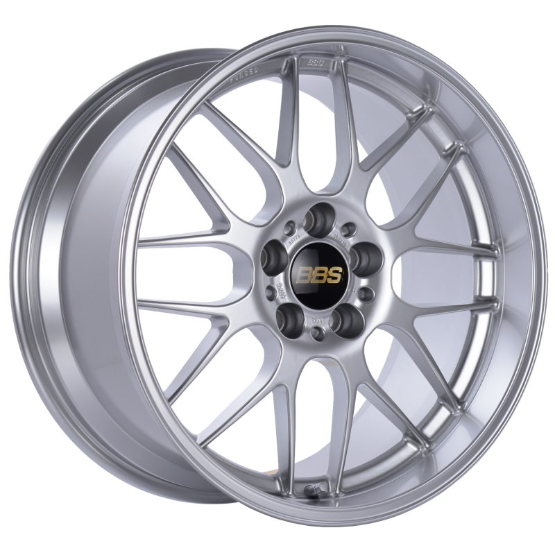 BBS RG737HDSK RG-R 18x8.5 5x120 ET13 Diamond Silver Wheel -82mm PFS/Clip Required