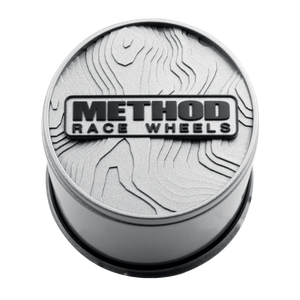 Method Wheels CP-TOPO130-P-S Method Race Wheels Topo Push-Through Center Cap - Silver
