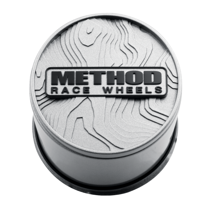 Method Wheels CP-TOPO130-P-S Method Race Wheels Topo Push-Through Center Cap - Silver