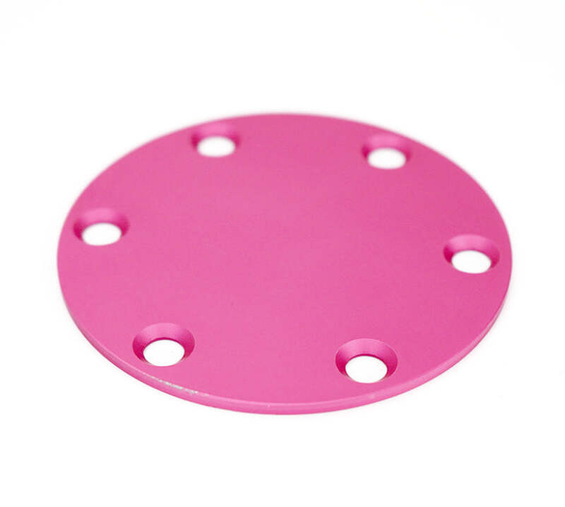 NRG STR-250PK Horn Delete Plate Laser Logo - Pink