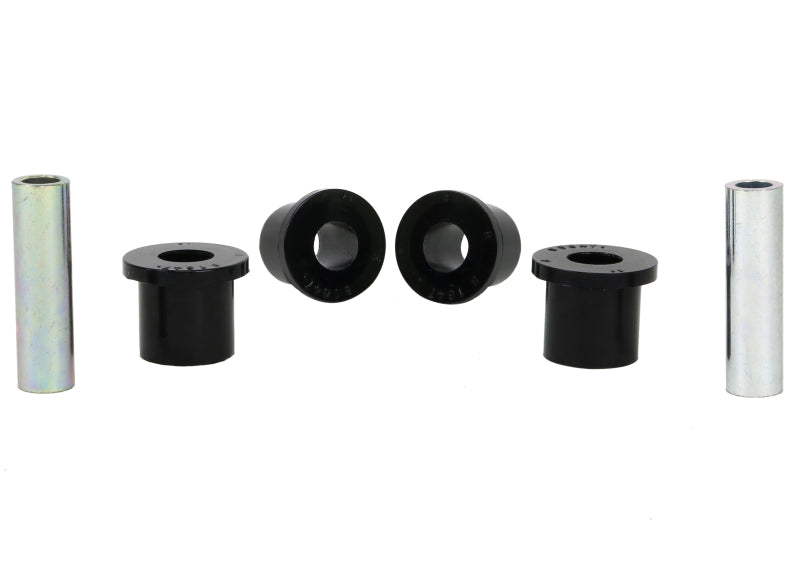 Whiteline W71647 Plus fits Nissan 97-05 Frontier D22 2WD Rear Spring Eye and Shackle Bushing