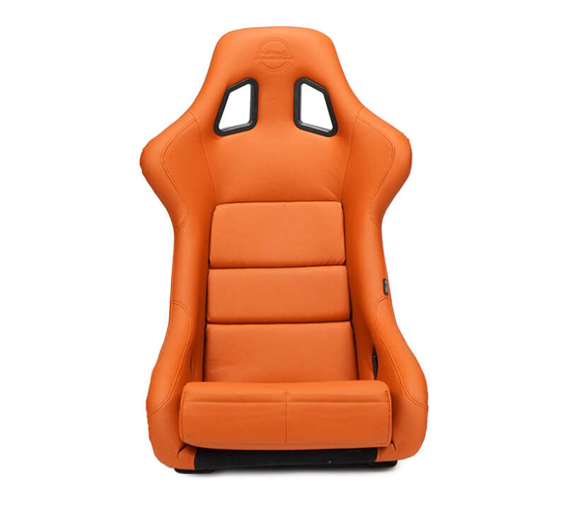 NRG FRP-302BR-V FRP Bucket Seat w/Brown Vinyl Material - Large