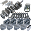 Eagle 158044250 fits Ford FE 4.250in Crank 6.700in I-Beam Rods -7cc Flat Top 4.250in Pistons Rotating Assembly