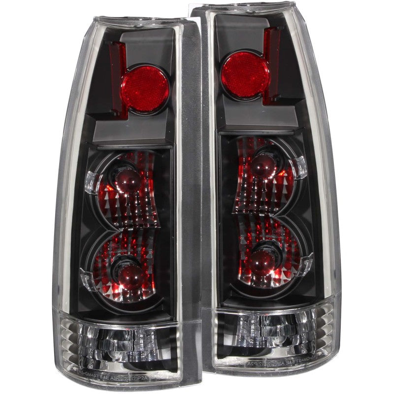 ANZO 211144 1900 fits Cadillac 99-20 Escalade Taillights Black - New Gen