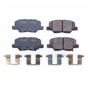 PowerStop 17 1679 fits Mazda 3 Rear Z17 Evolution Ceramic Brake Pads w/Hardware