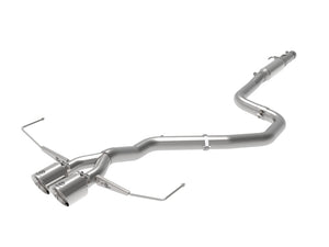 AFE 49-37011-P  Exhaust Cat-Back 19-20 fits Hyundai Veloster 304SS Polished Dua