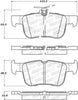Stoptech 305.1665 13-18 Lincoln MKZ / Ford Fusion Street Select Rear Brake Pads