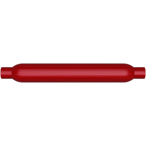 Magnaflow 13146 Muffler Red Pack Series Glasspack 4in Rd 26in Body Length 2.5in/2.5in Inlet/Outlet