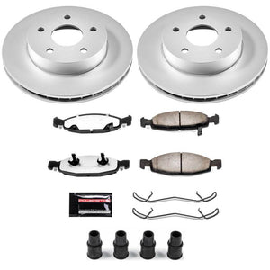 Power Stop 99-02 Jeep Grand Cherokee Front Z36 Coated Truck & Tow Brake Kit