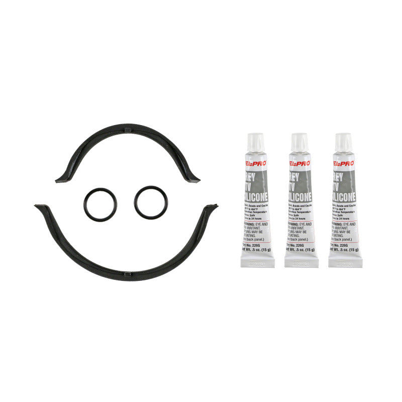 Fel-Pro OS30696 fits Nissan Murano OS 30696 Engine Oil Pan Gasket Set RTV Black Silicone w/ Rubber End Seals