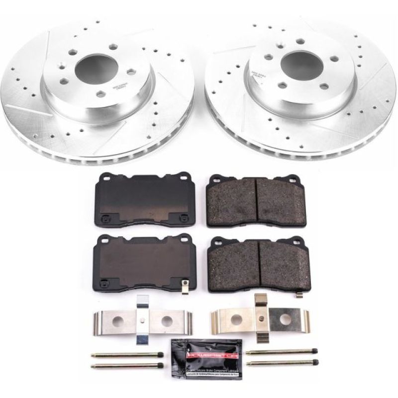 PowerStop K6389 fits Cadillac 13-18 ATS Front Z23 Evolution Sport Brake Kit
