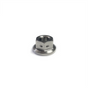 Ticon 126-10413-0510 Industries Titanium Nut Flanged M6x1TP 10mm 6pt Head Drilled