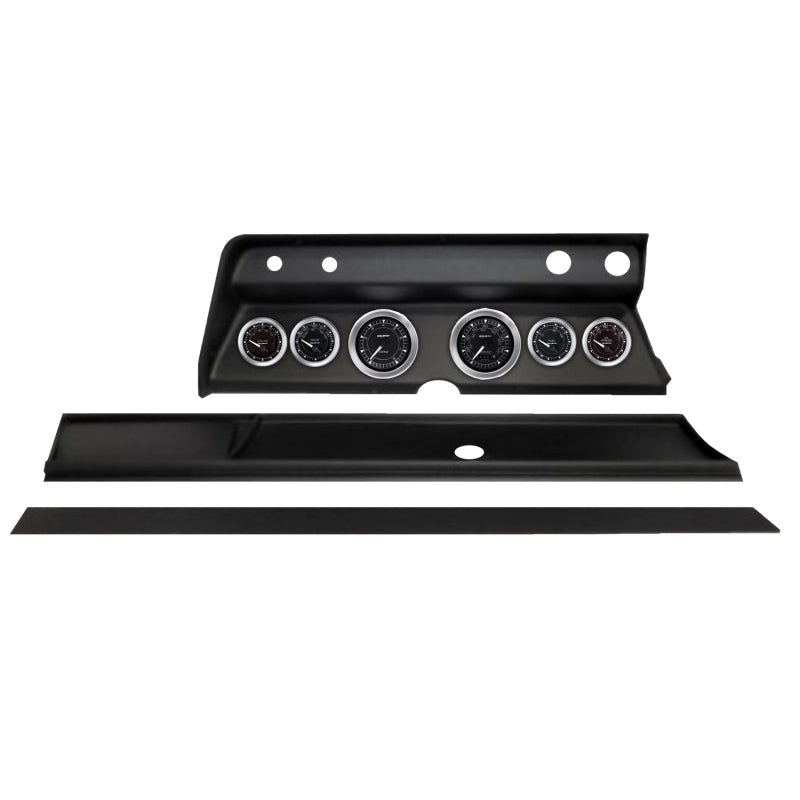 AutoMeter 2931-04 Autometer Chrono Direct Fit Dash Kit 1966 fits Chevy Chevelle (2 x 3-3/8in. / 4 x 2-1/16in.)