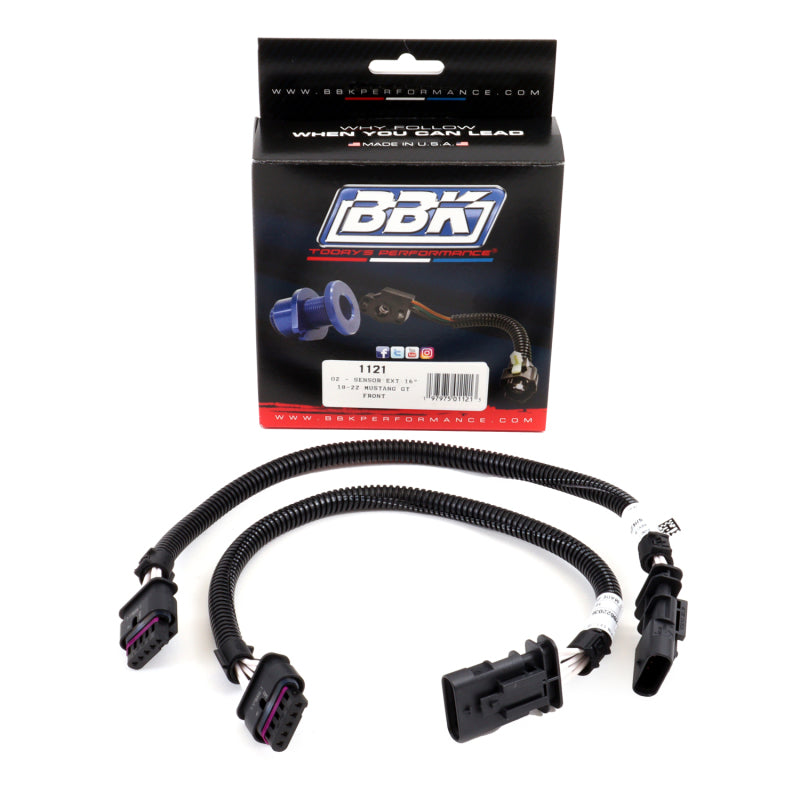 BBK  1121 fits Ford 18-20 Mustang GT O2 Sensor Wire Harness Extensions 16in (Pai
