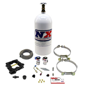 Nitrous Express ML1002 Mainline Q-Jet Carb Nitrous Kit w/10lb Bottle