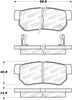 Stoptech 308.0813 Street Brake Pads