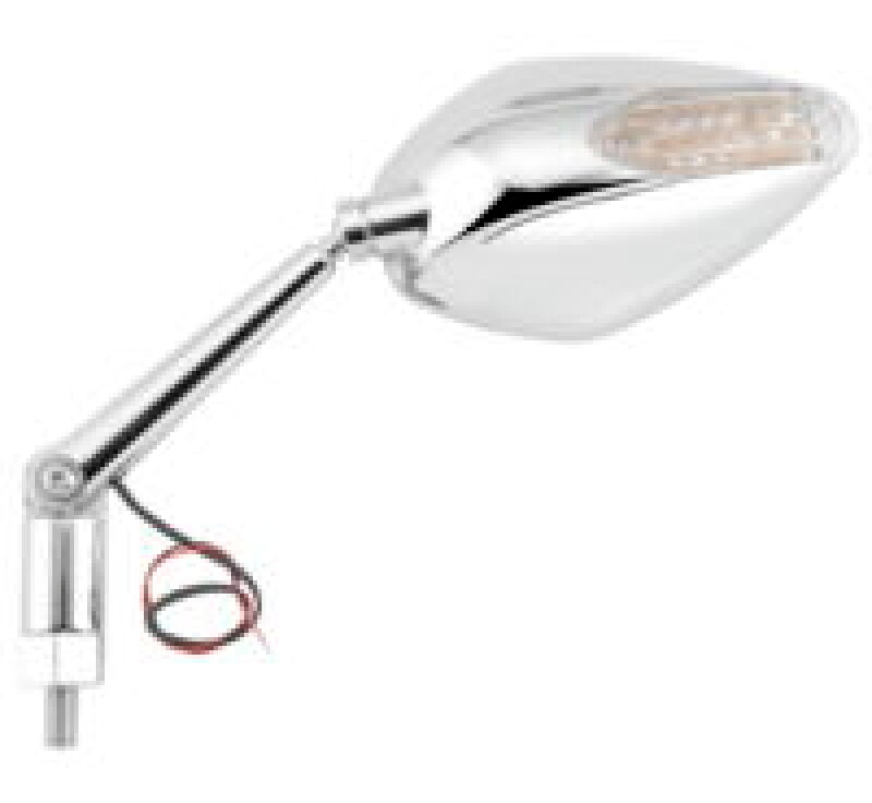 BikeMaster 600265 BikeMaster Mirror Candydrop Std Bike w/ Turn Signal