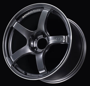 Advan YAD7G45EGMR TC4 17x8.0 +45 5x114.3 Racing Gunmetallic and Ring Wheel