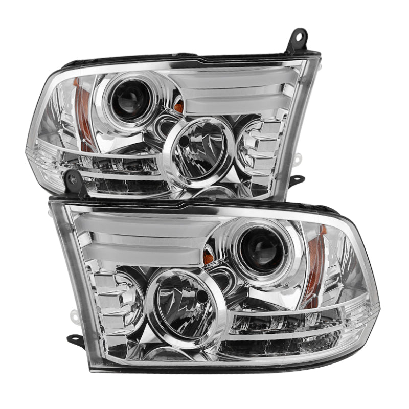 Spyder 5080998 fits Dodge 09-12 Ram Projector Headlights Light Bar DRL Chrome P