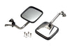 Kentrol 30445 fits Jeep 87-95 Wrangler YJ Mirror Kit Pair- Polished Silver