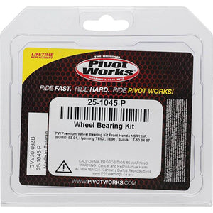 Pivot Works 25-1045-P fits Honda, Hyosung, Suzuki Wheel Bearing Kit Premium Bear