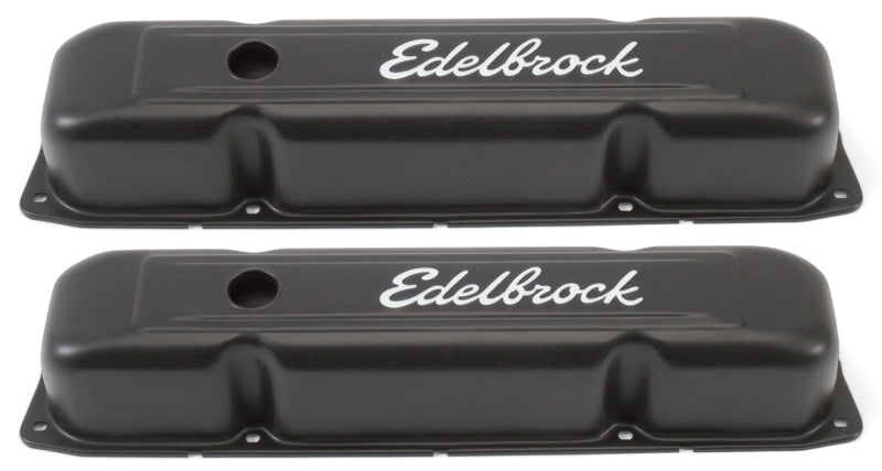 Edelbrock 4493 Valve Cover Signature Series fits Chrysler 1958-1979 361-440 V8 Black