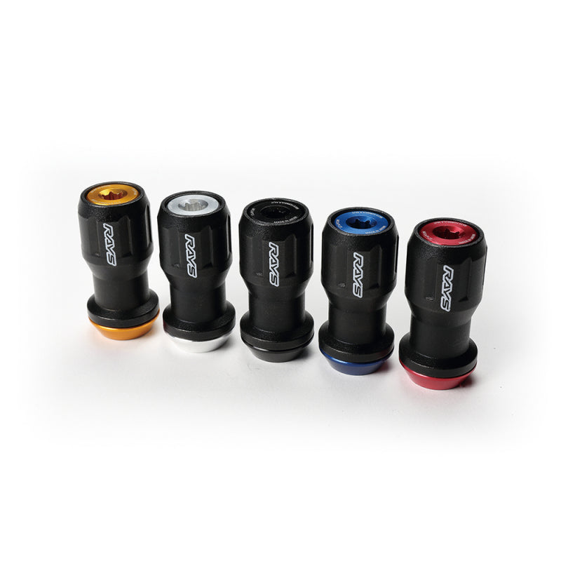 Rays WFN21415B 14x1.50 Formula Lug Nut FN-II Set 20 - Black / Black