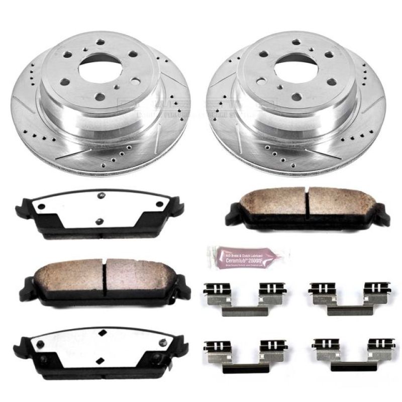 PowerStop K2083-36 07-14 fits Cadillac Escalade Rear Z36 Truck & Tow Brake Kit