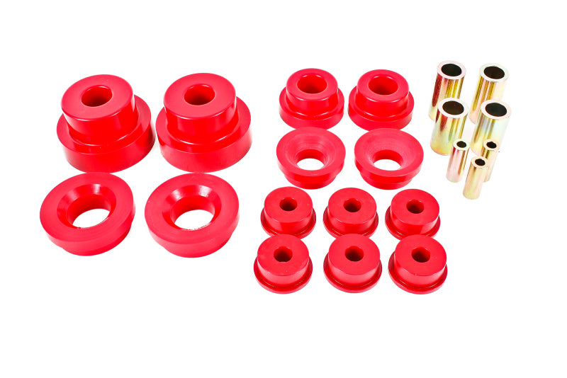 BMR BK030 5th Gen Camaro Pro Version Rear Cradle Bushing Kit (BK024 BK029) - Red