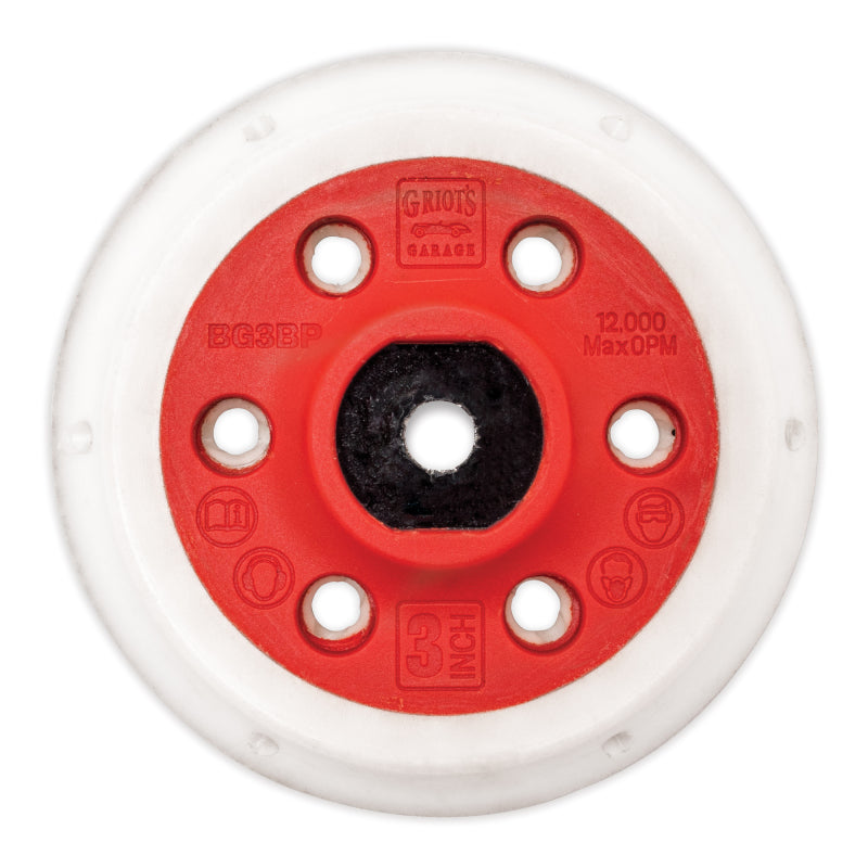 Griots Garage 10371 BOSS 3in Backing Plate (Single)
