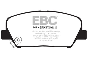 EBC DP21856 11-15 fits Kia Optima 2.0 Turbo Greenstuff Front Brake Pads