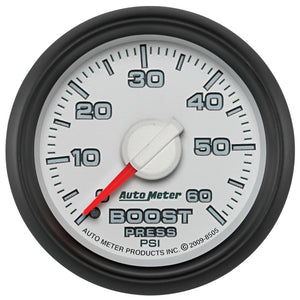 AutoMeter 8505 Autometer Factory Match 52.4mm Mechanical 0-60 PSI Boost Gauge