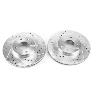 PowerStop fits Chevrolet 16-19 Spark Front Evolution Drilled & Slotted Rotors -