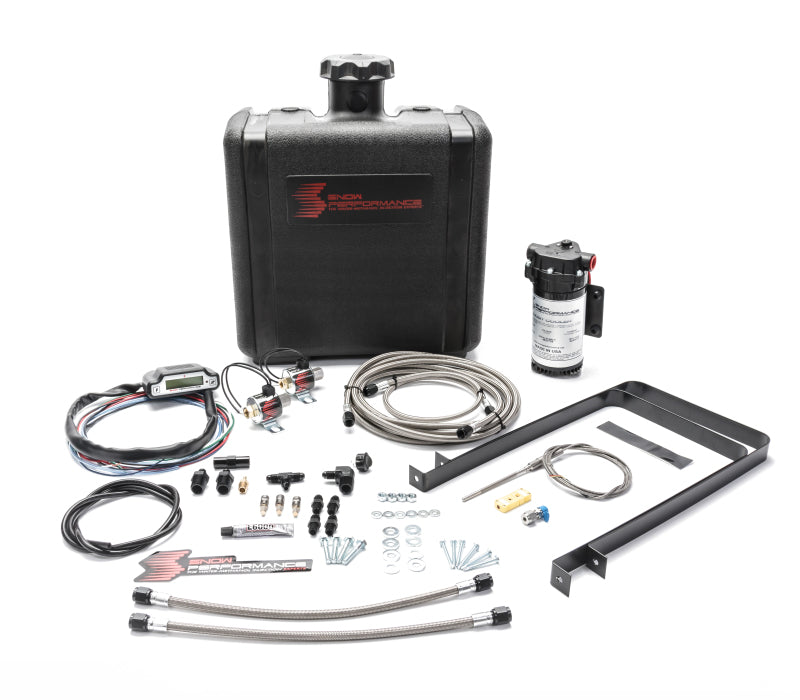 Snow Performance SNO-510-BRD fits Dodge 07-17 6.7L Stg 3 Boost Cooler Water Injection Kit (SS Braided Line & 4AN)