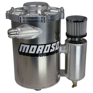 Moroso 22612 13in Tall 7in Dia 5qt Dry Sump Tank w/Breather Tank